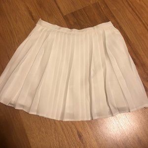 Forever 21 white skater skirt